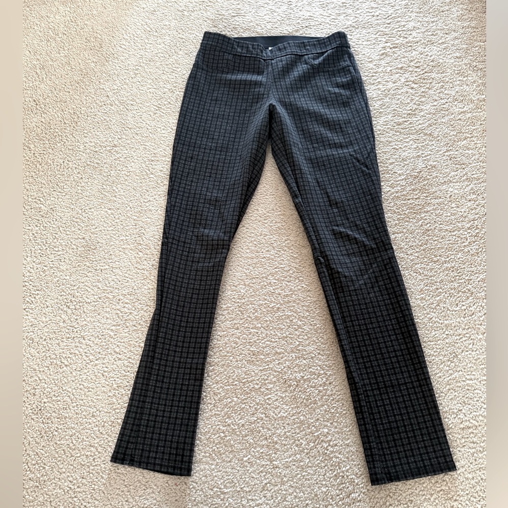 Plaid Black Trousers